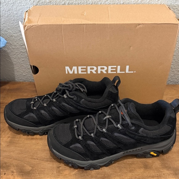 Merrell Other - Merrell Men’s Black Athletic Trail Shoes Moab 3 size 9 NEW